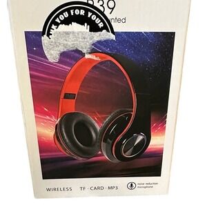 B39 Wireless Bluetooth Over Ear Headset Noise Reduction Mic TF Card MP3
